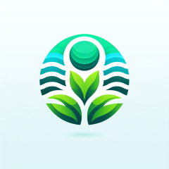 white background, ocean, earth, nature, green, flower